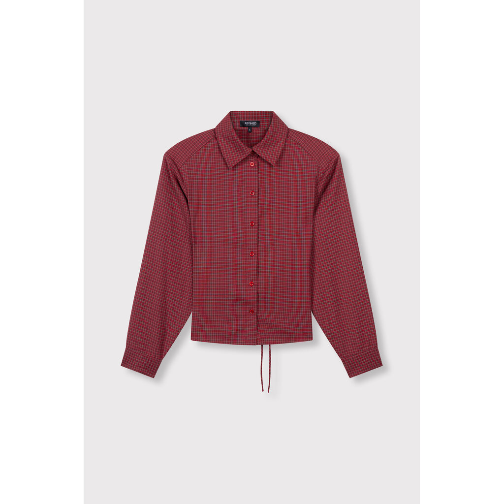 REFINED check blouse strap back PRESLEY (R2608966055) check
