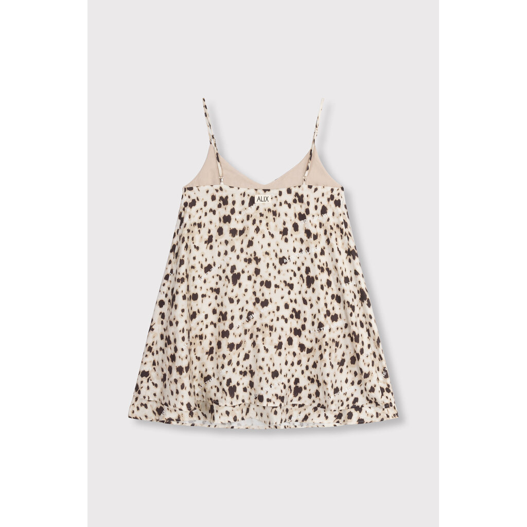 ALIX animal A-line strap dress (2606334784)