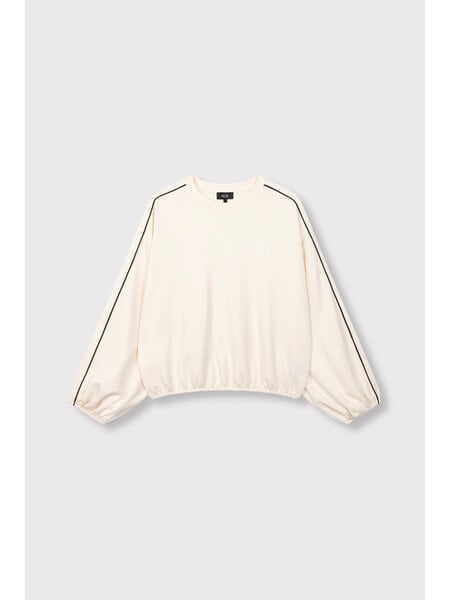 ALIX knitted piping sweater (2608860939) cream