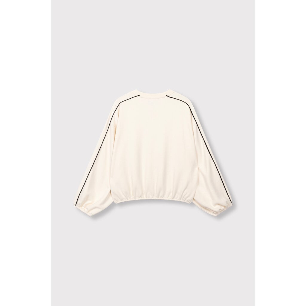 ALIX knitted piping sweater (2608860939) cream