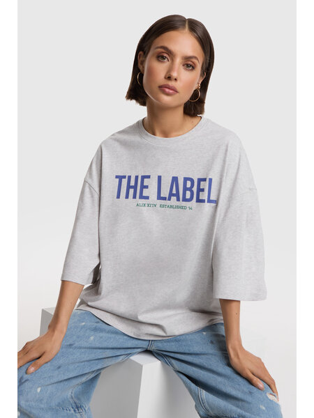 ALIX the label oversized t-shirt (2608819959) light grey melange