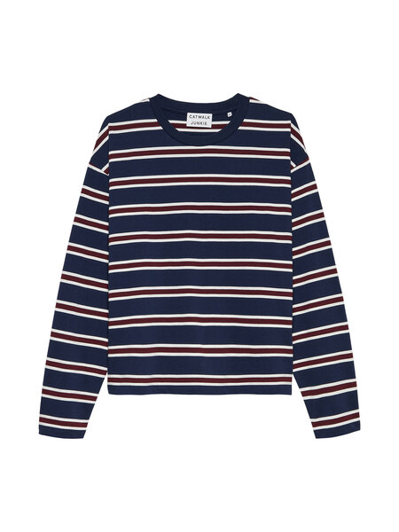 CATWALK JUNKIE Striped long sleeve 2603020406 Navy Blazer