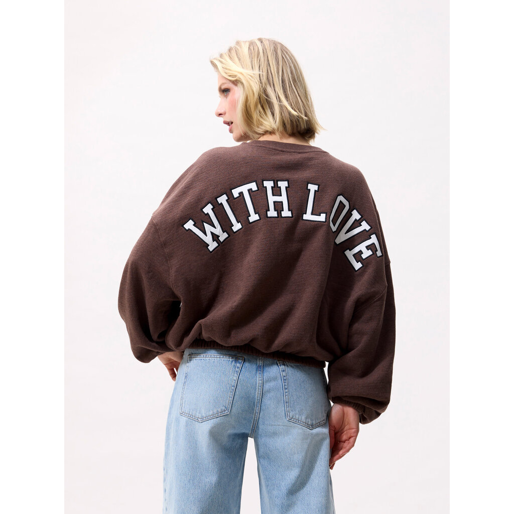 CATWALK JUNKIE Oversized graphic sweater 2603020604 Rocky Road