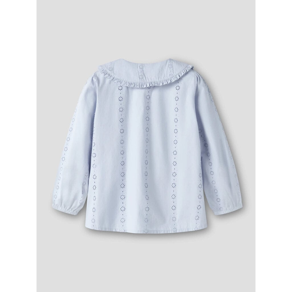name it NMFNINAR LS SHIRT 13259470 Subdued Blue