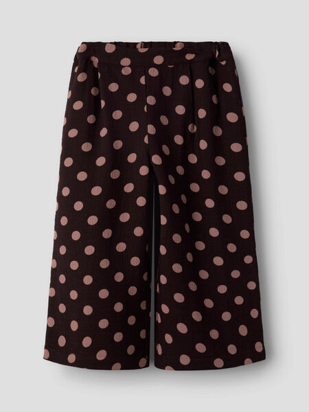 name it NMFNINA WIDE PANT 13259466 Chocolate Plum