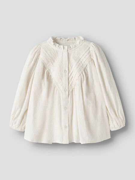 name it NMFLEXIE LS SHIRT 13258098 Antique White
