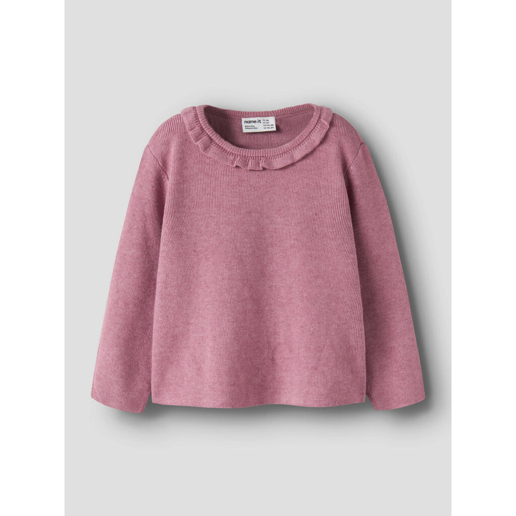 name it NMFNALIE LS KNIT 13259436 Lilas
