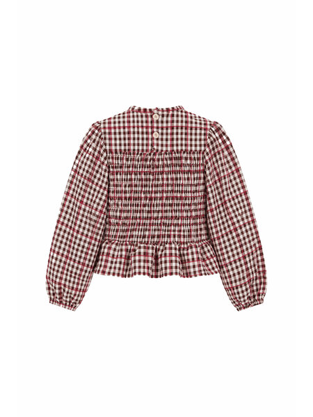 The New Chapter The New Chaper Izzy Blouse D607-5150 Burgundy