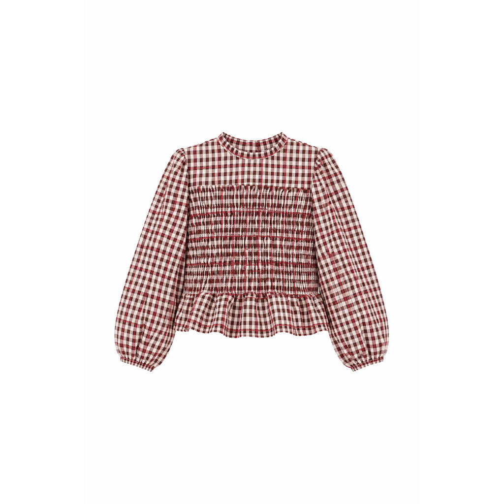 The New Chapter The New Chaper Izzy Blouse D607-5150 Burgundy