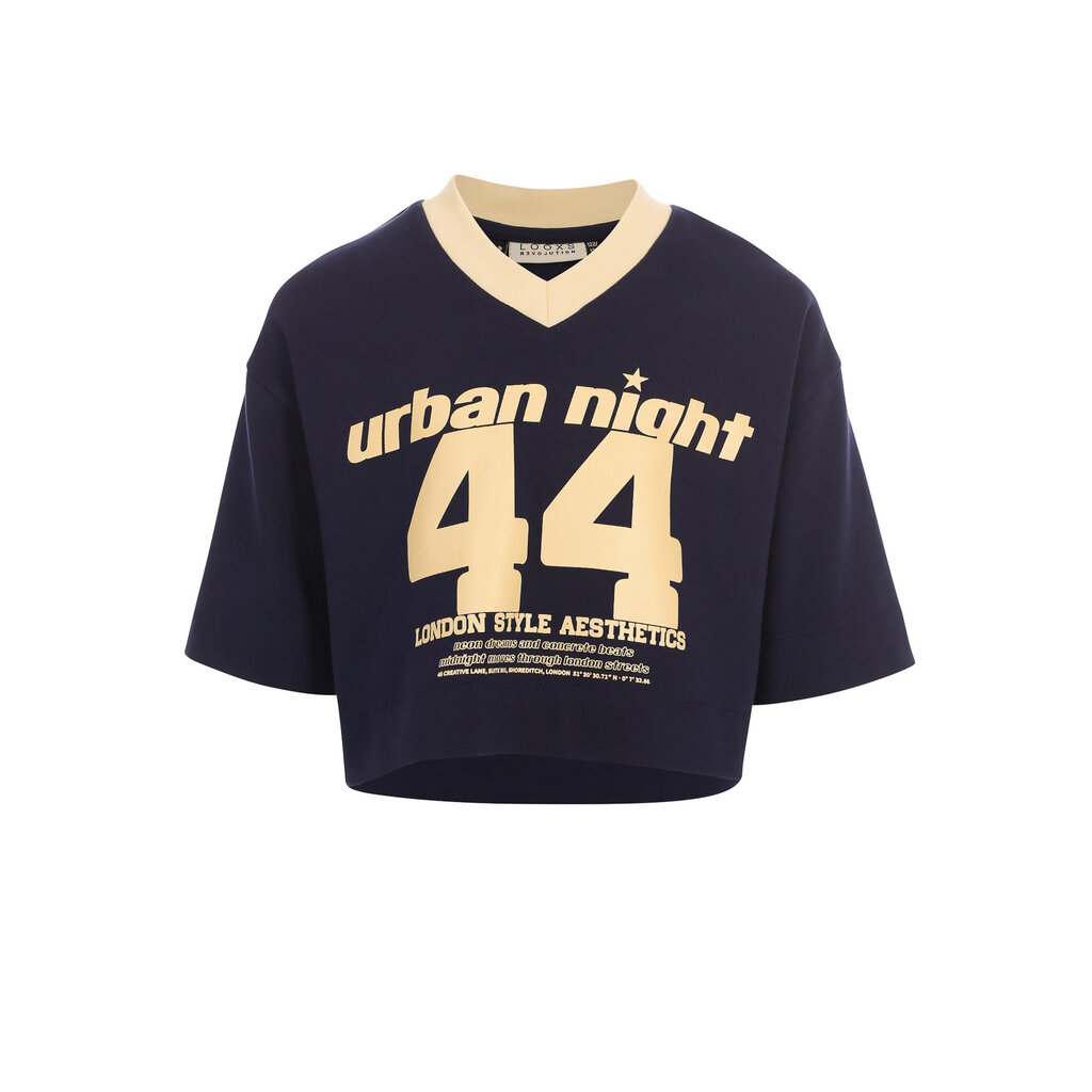 LOOXS oversized Tee 2631-5420-181 OXFORD BLUE