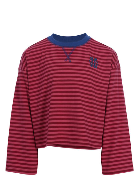 LOOXS stripe Tee LS 2631-5418-230 pink