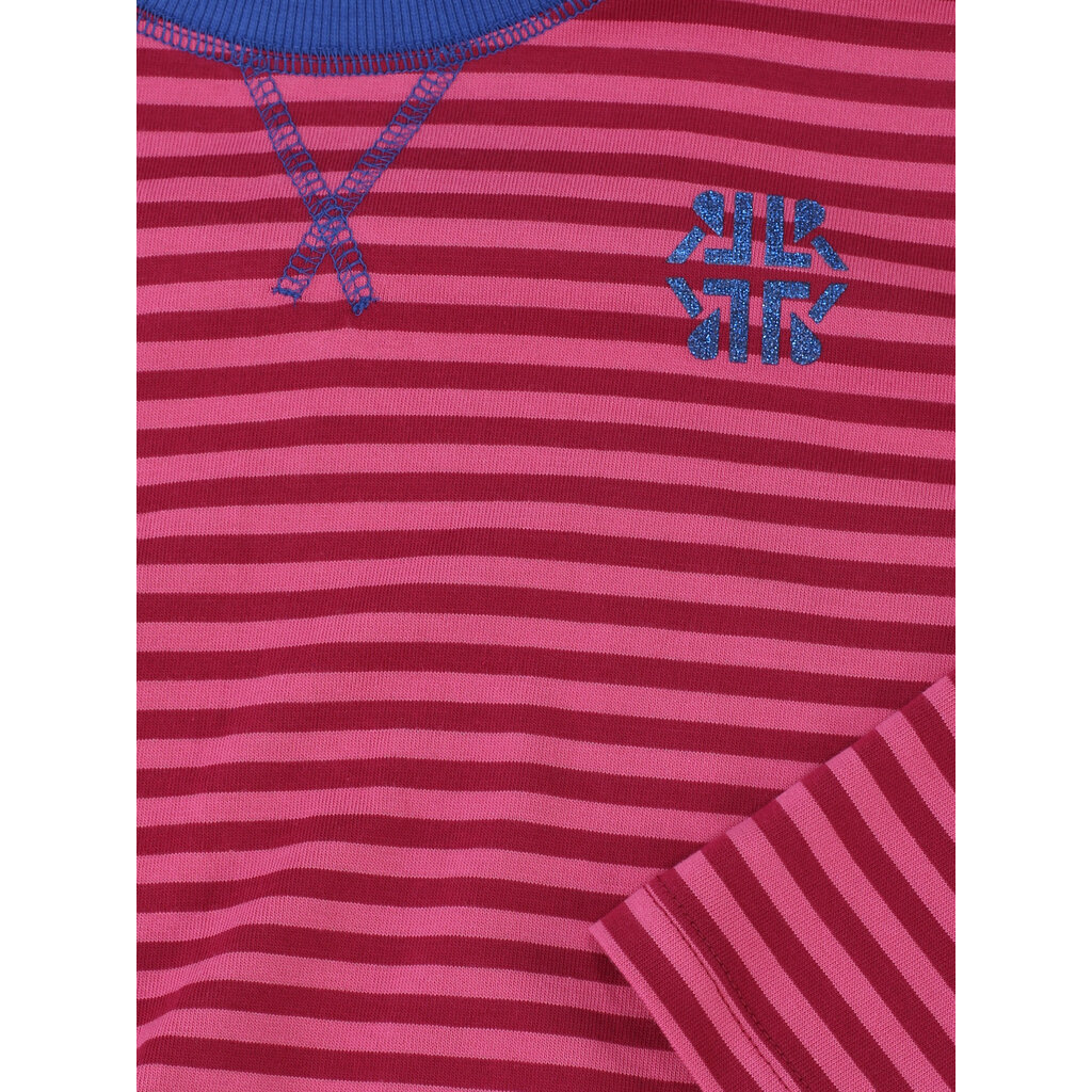 LOOXS stripe Tee LS 2631-5418-230 pink