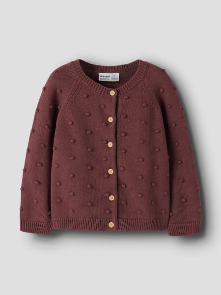 name it NMFNASHA LS KNIT CARD 13263513 Wild Ginger