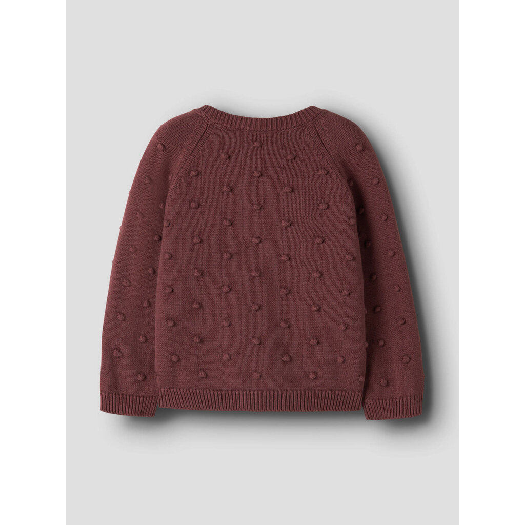 name it NMFNASHA LS KNIT CARD 13263513 Wild Ginger