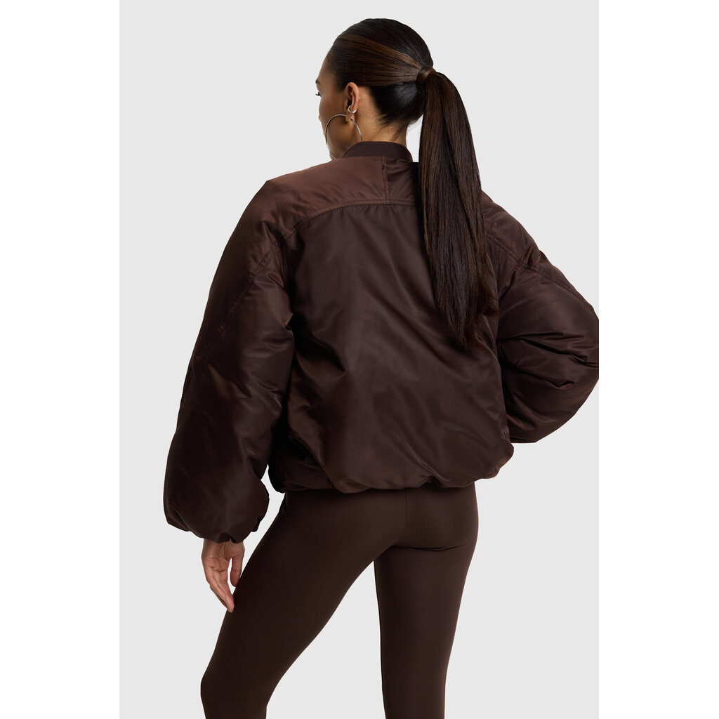 ALIX nylon jacket (2608513886) deep brown