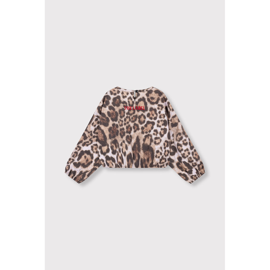 ALIX mini jaguar cropped sweater (62608981542) animal