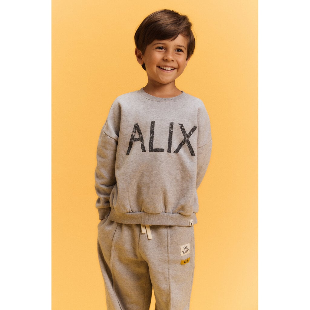 ALIX mini world tour sweater (62608887553) soft grey melange