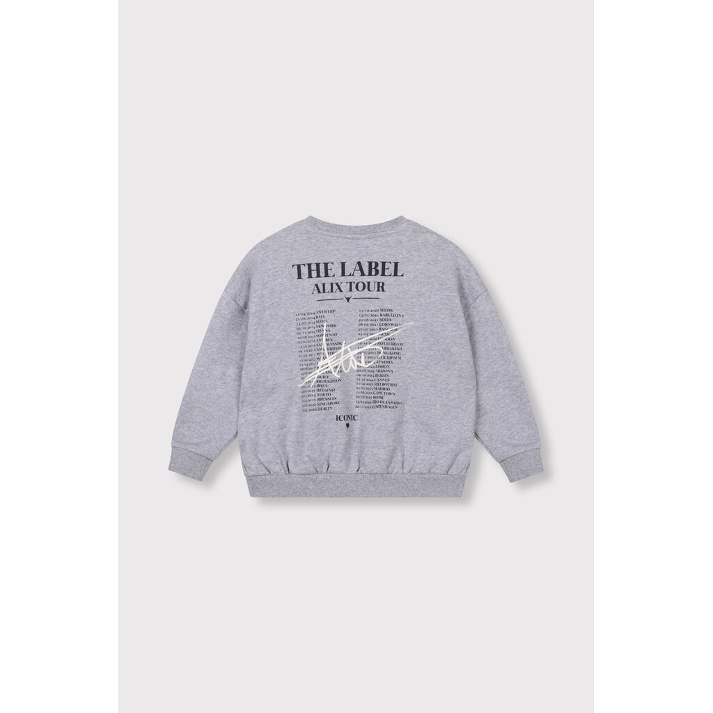 ALIX mini world tour sweater (62608887553) soft grey melange