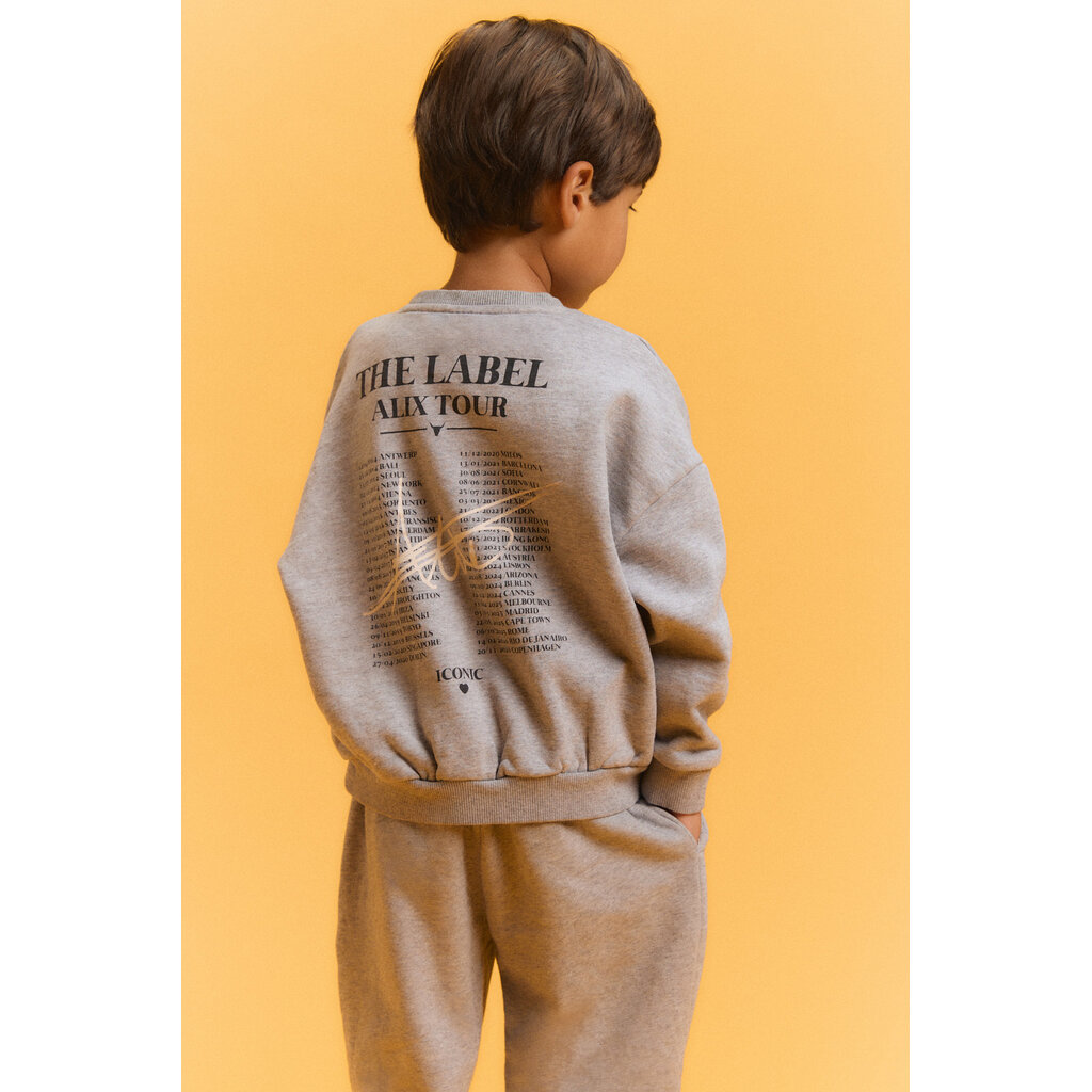 ALIX mini world tour sweater (62608887553) soft grey melange