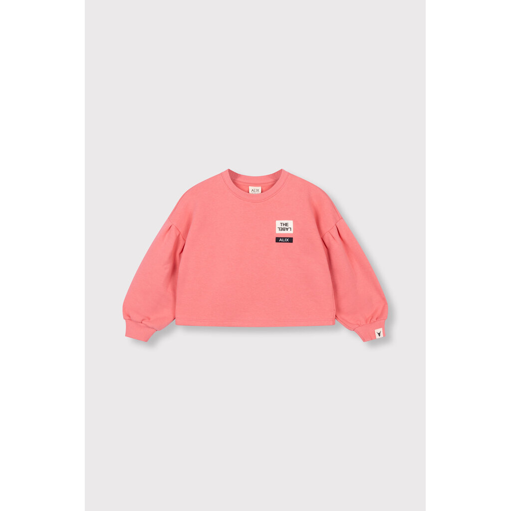 ALIX mini cropped sweater (62608887552) bright coral
