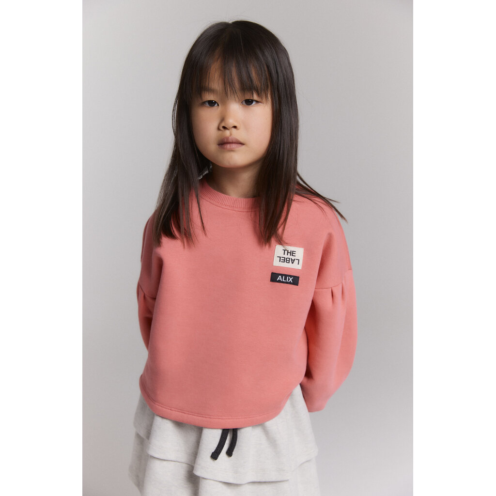 ALIX mini cropped sweater (62608887552) bright coral