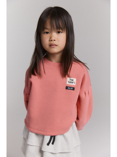 ALIX mini cropped sweater (62608887552) bright coral