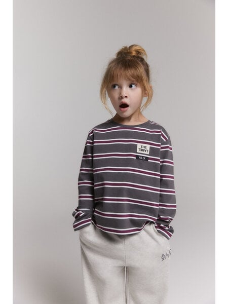 ALIX mini stripe longsleeve (62608853523) antracite