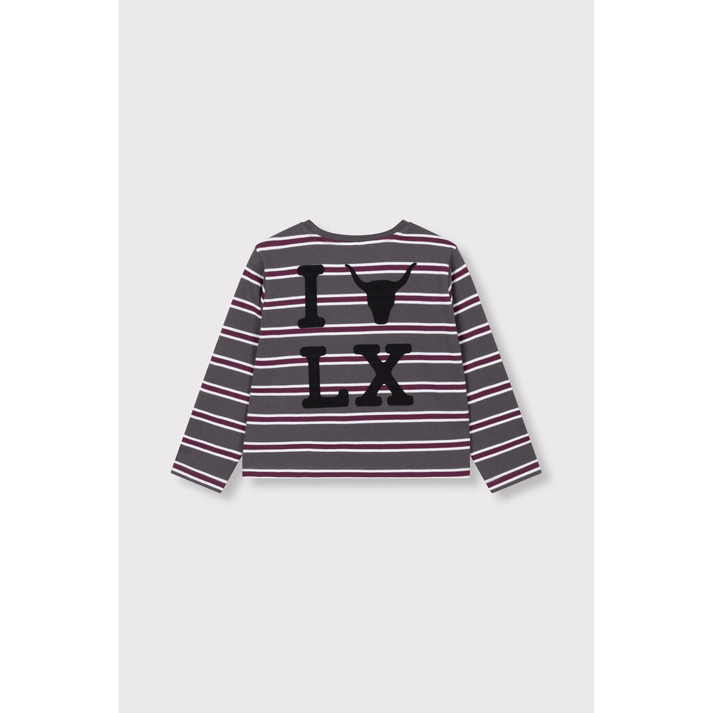 ALIX mini stripe longsleeve (62608853523) antracite