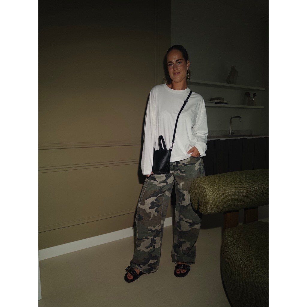 JOY camouflage jeans pockets