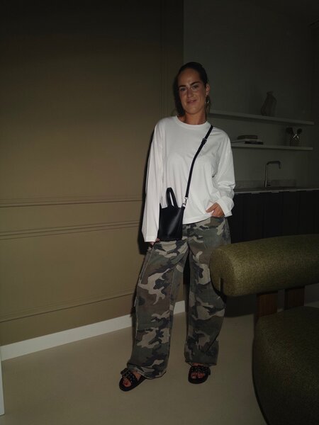 JOY camouflage jeans pockets