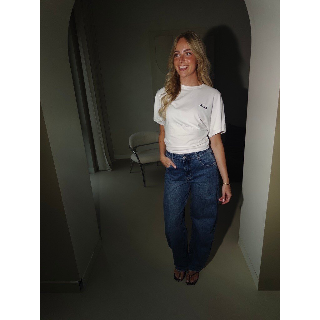 TALL stretch jeans  balloon damaged hem