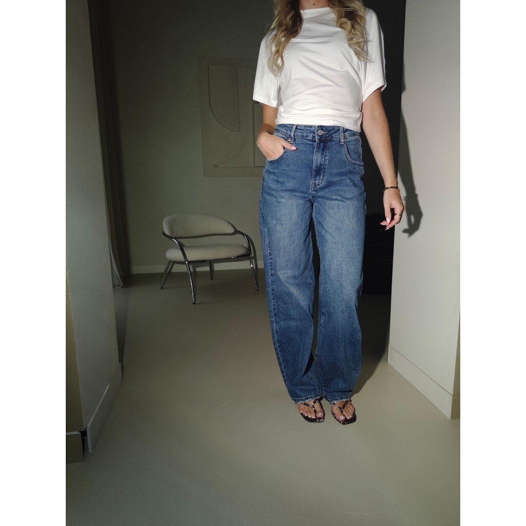 TALL stretch jeans  balloon damaged hem