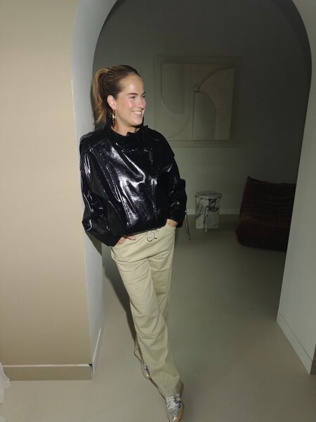 Jacket - black patent