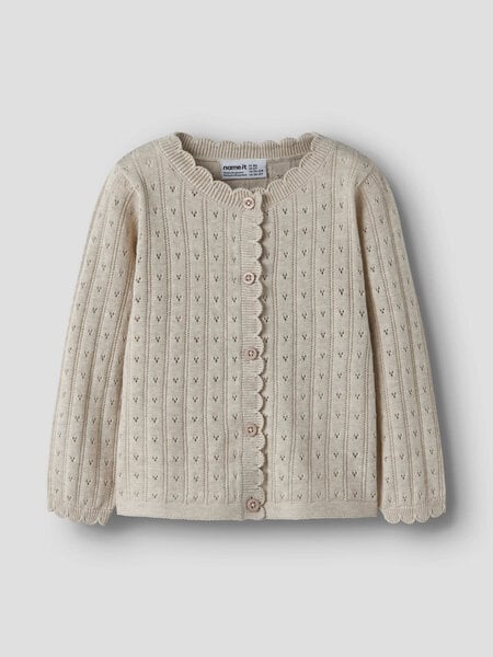 name it NMFOLIN LS KNIT CARD 13260484 Peyote Melange