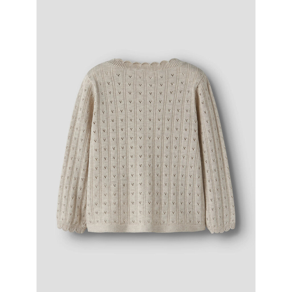 name it NMFOLIN LS KNIT CARD 13260484 Peyote Melange