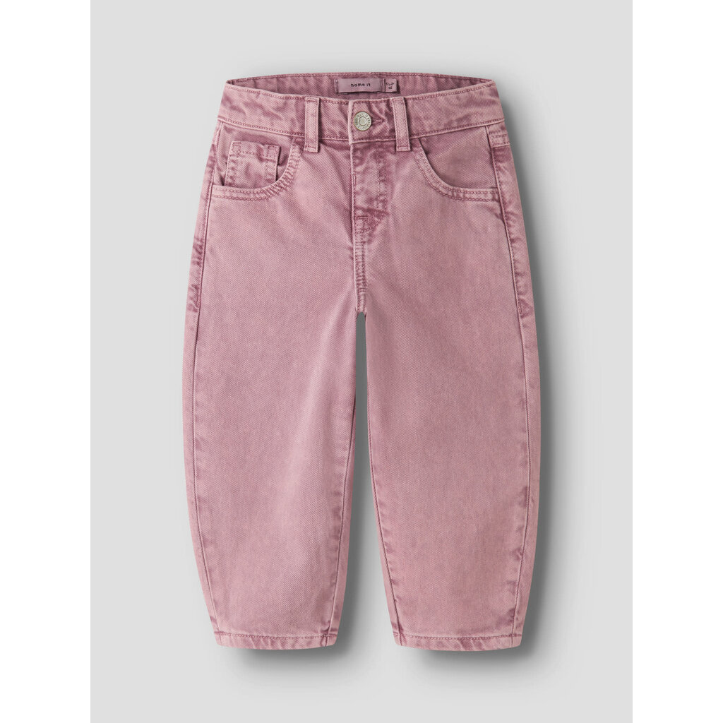 name it NMFBELLA BARREL DNM JEANS 4689-BE NOOS 13259166 Wild Ginger