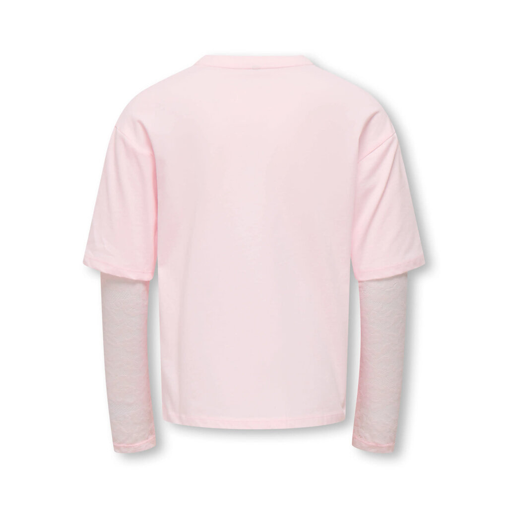 KIDS ONLY KOGMENA LS LACE TOP 15389057 Barely Pink