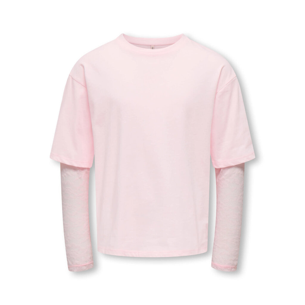 KIDS ONLY KOGMENA LS LACE TOP 15389057 Barely Pink
