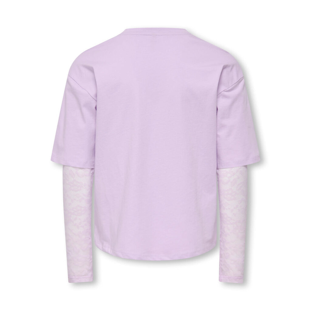 KIDS ONLY KOGMENA LS LACE TOP 15389057 Orchid Bloom