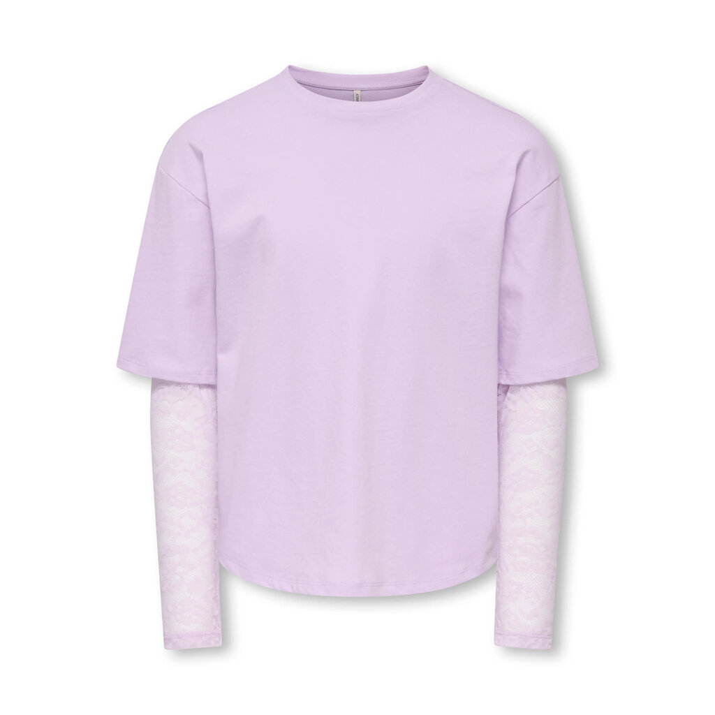 KIDS ONLY KOGMENA LS LACE TOP 15389057 Orchid Bloom