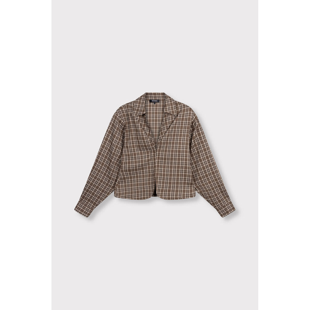 REFINED blouse small check SYD (R2609961107)