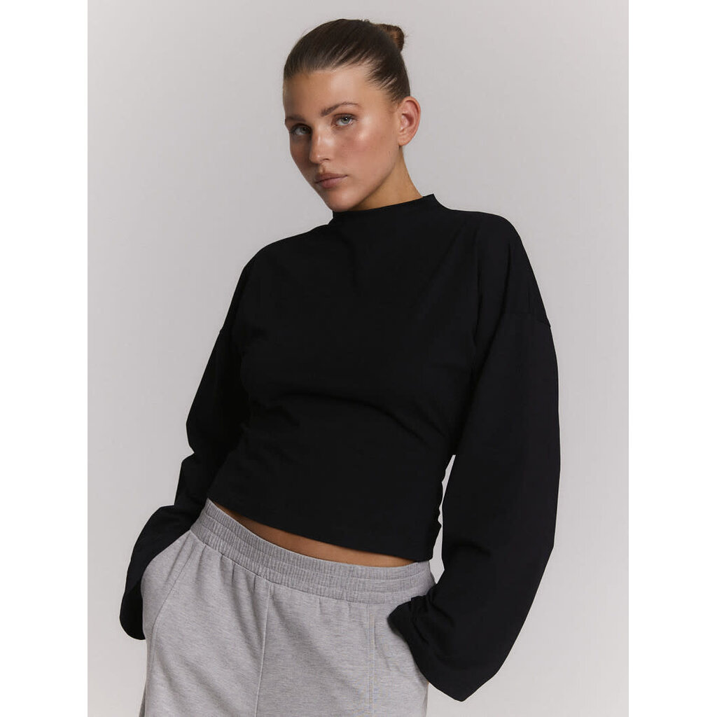 REFINED longsleeve detail back FEATHER (R2609818114) black