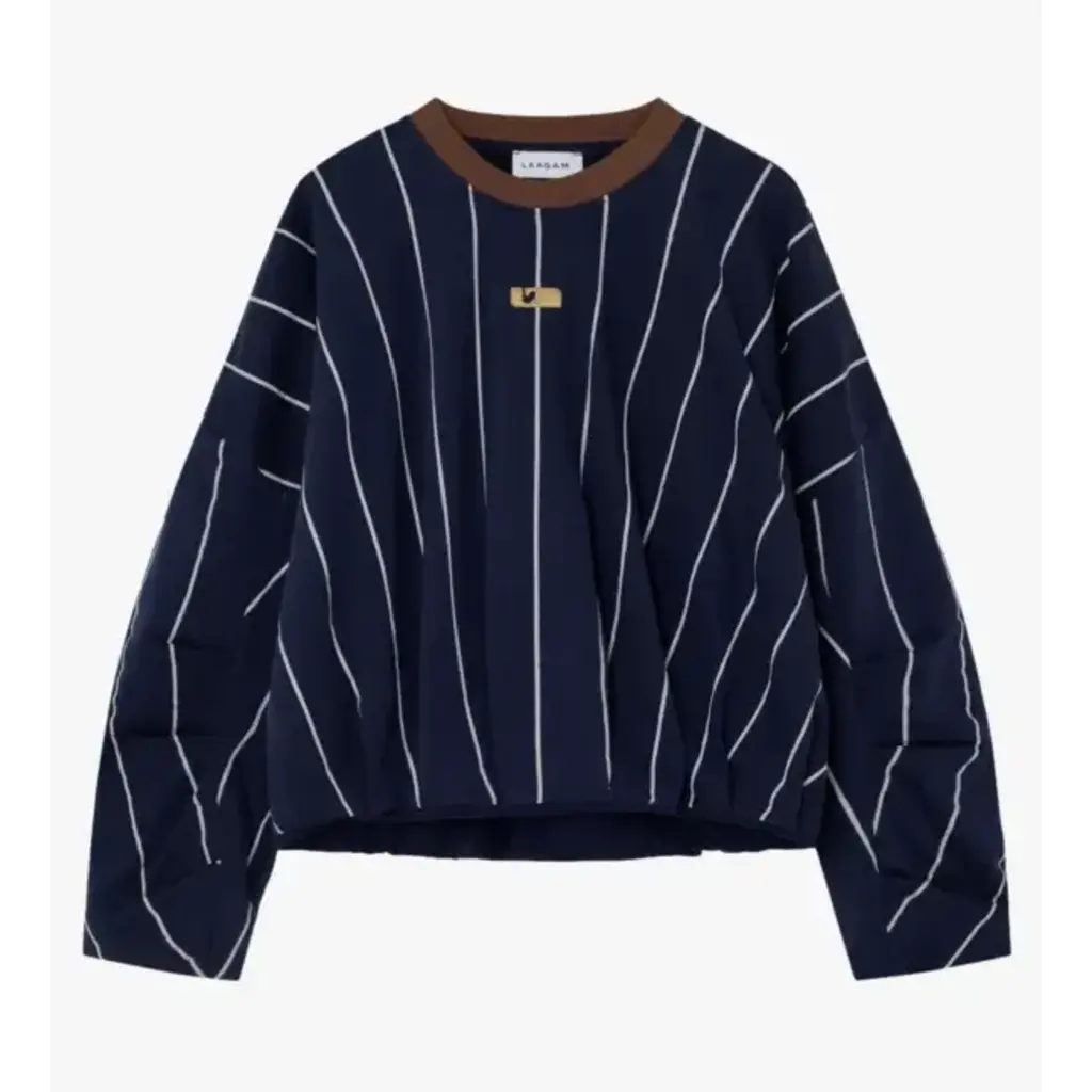 LAAGAM KELLY NAVY STRIPED SWEATSHIRT