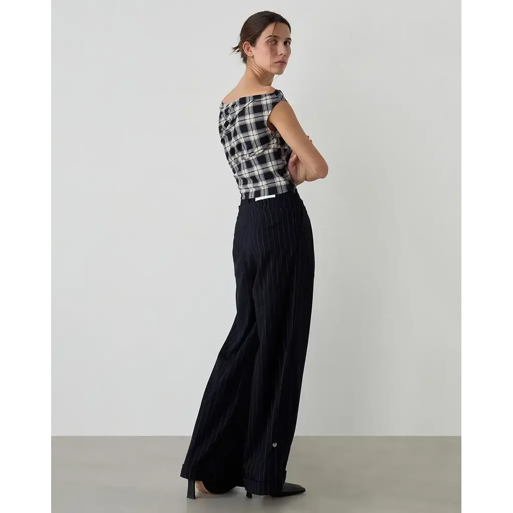 LAAGAM STELLA NAVY BLUE PANTS