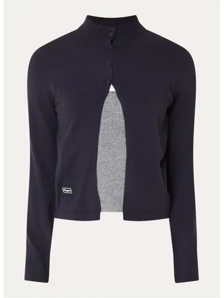 LAAGAM HALSEY NAVY CARDIGAN