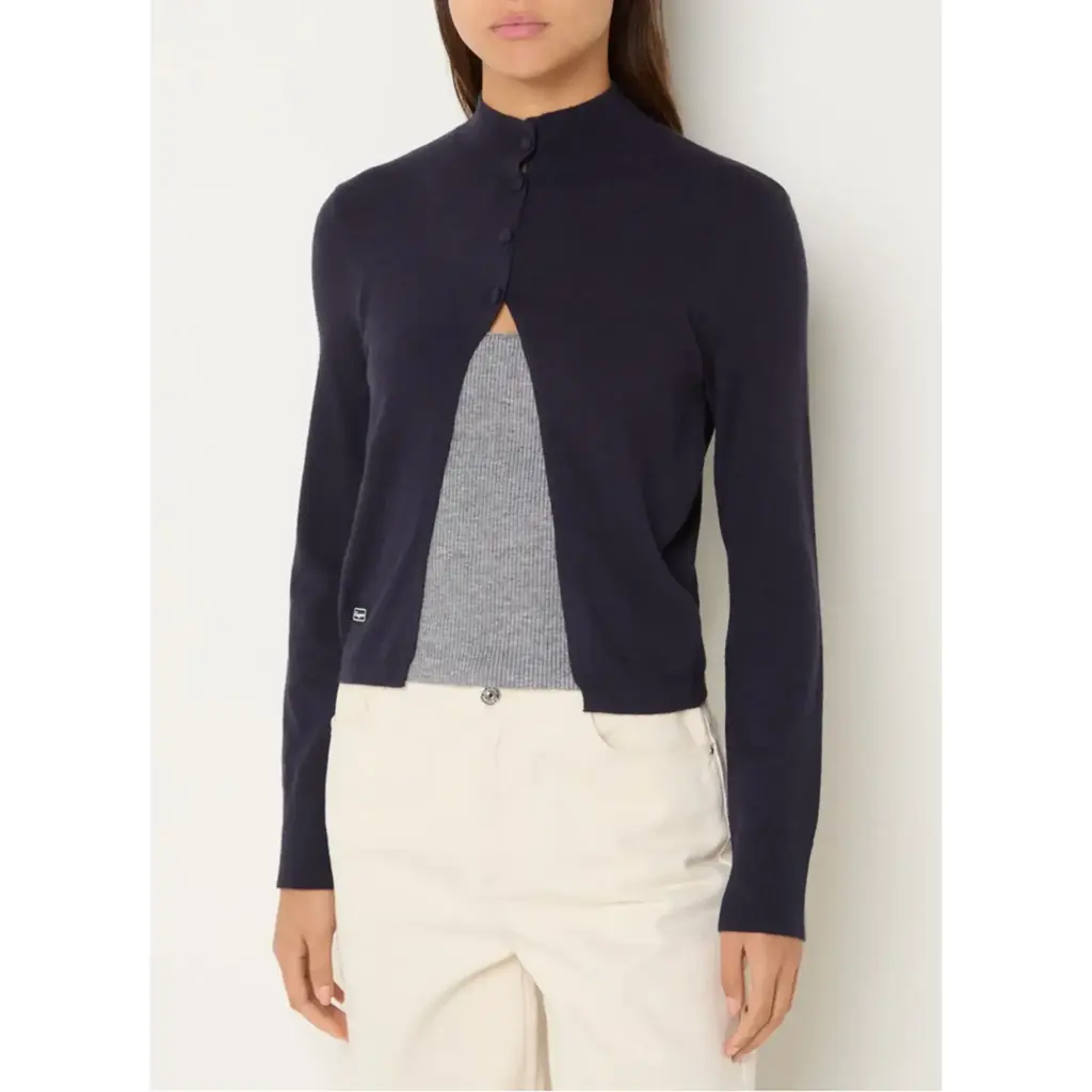 LAAGAM HALSEY NAVY CARDIGAN