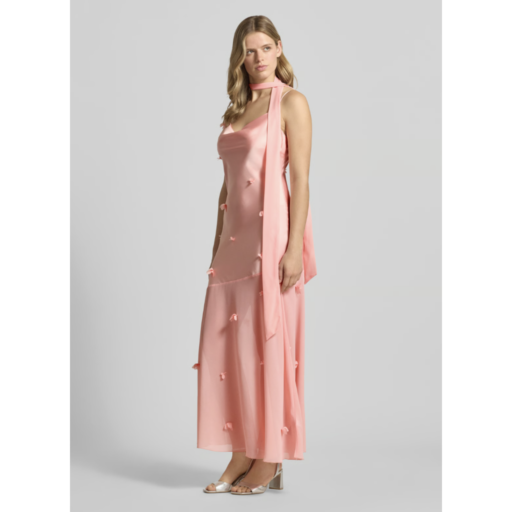Gina Tricot Floral maxi cowlneck dress 28004 Blossom