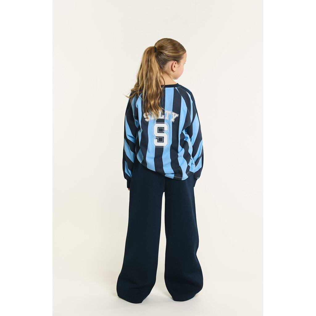 Salty Stitch Longsleeve Sport tee stripes - Blue