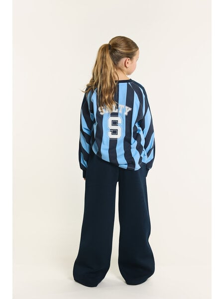 Salty Stitch Longsleeve Sport tee stripes - Blue