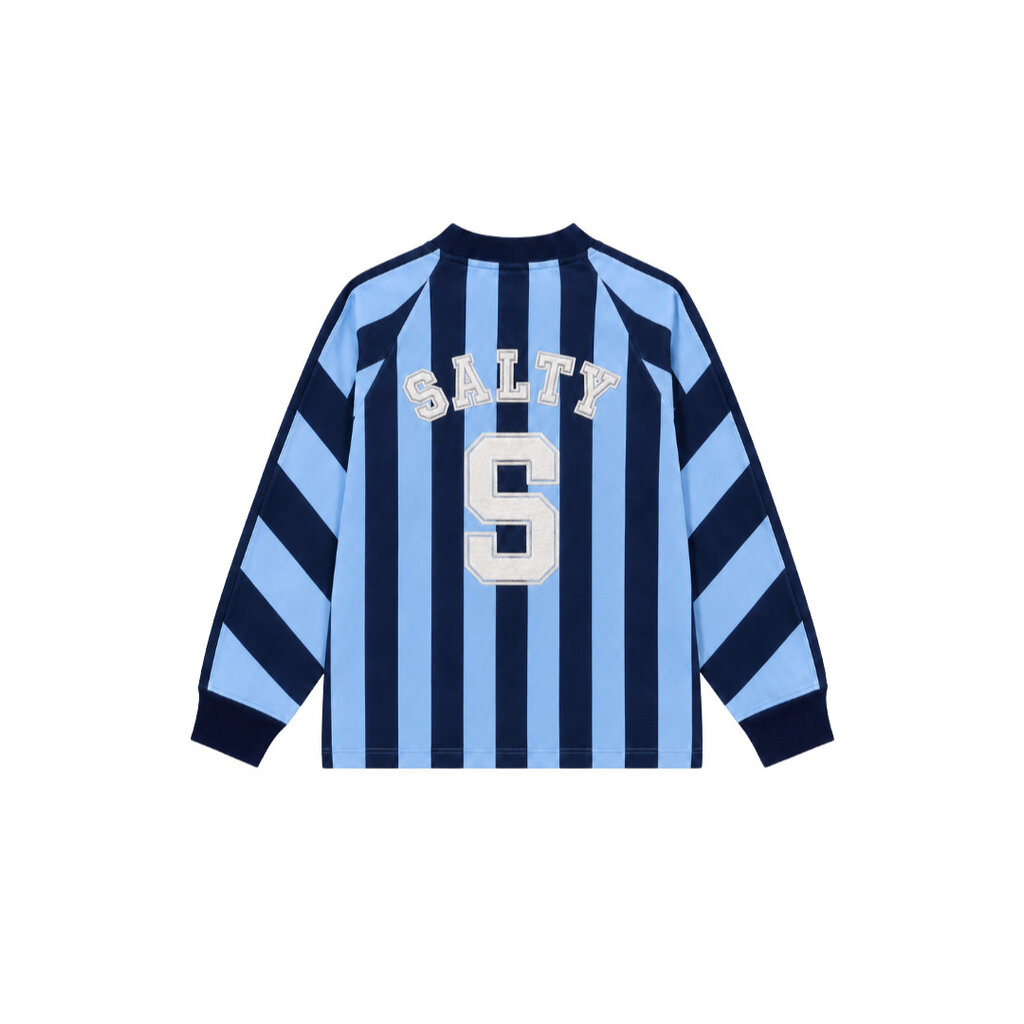 Salty Stitch Longsleeve Sport tee stripes - Blue